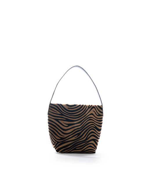Borsa in cavallino animalier zebrata Liviana Conti | A5WA10ZBR-7